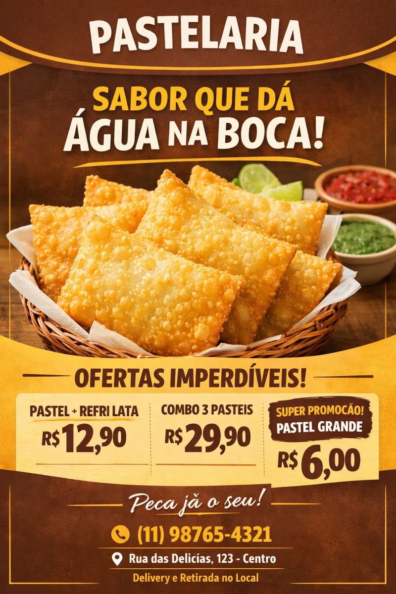 Panfleto Pastelaria